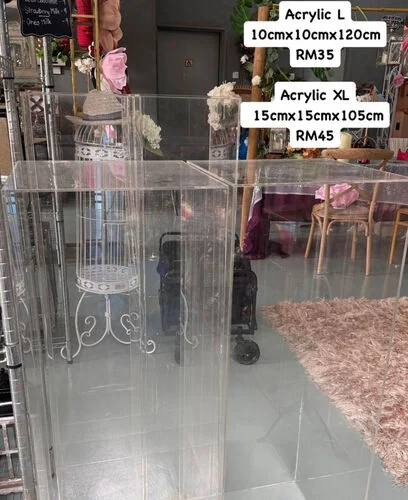 Acrylic Box - XL - 15cm x 15cm x 105cm