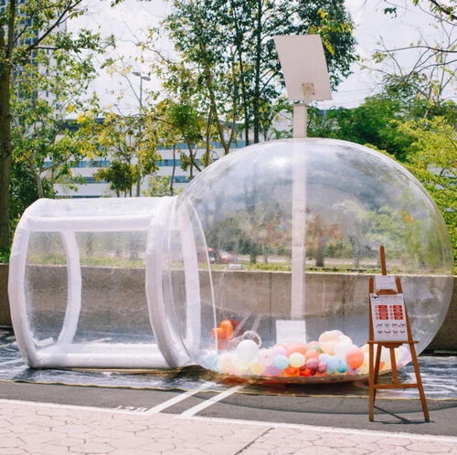 Bouncy Castle - Bubble House (free 100 pcs ballons), 20ft X 10ft