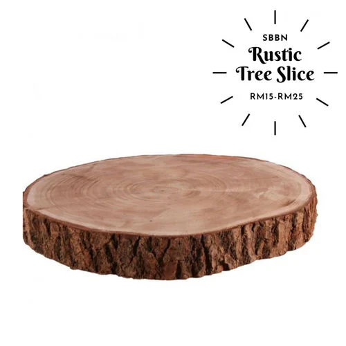 (CYB) Rustic Tree Slice  - Large
