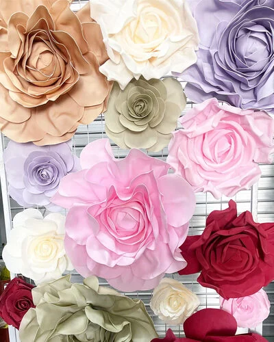 Flower Foam  - L, White