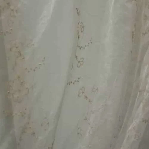 Netting Cream Floral 10mtr