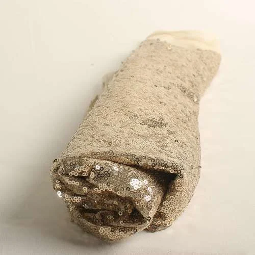 Sequin Beige - Actual size 2.5 Metre