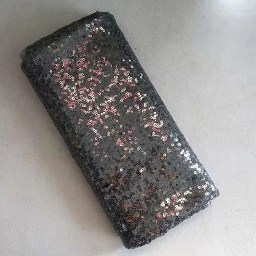 Sequin Dark Silver - 1 Mtr