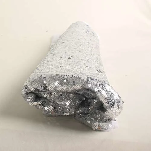 Sequin Light Silver - 1.5mtr