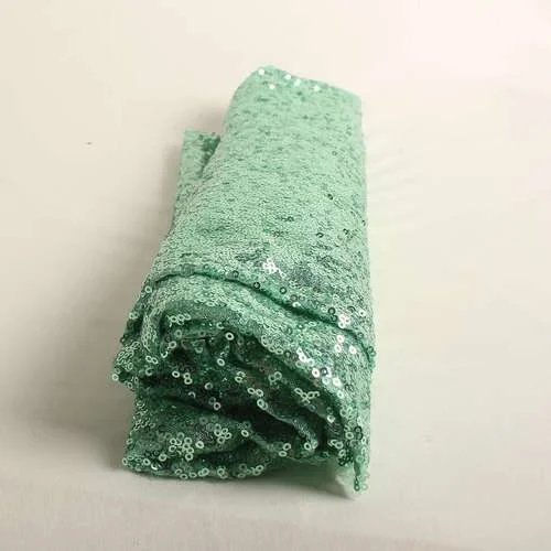 Sequin Mint Green