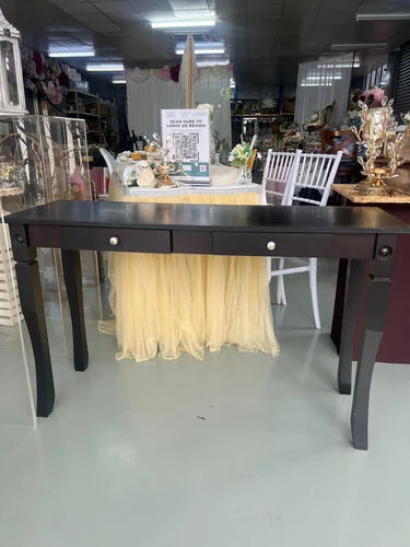 (SM) Console Table Dark Chestnut