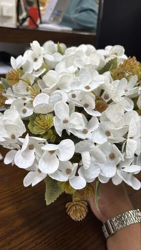(SM) Hydrangea Bouquet White ( NEW )