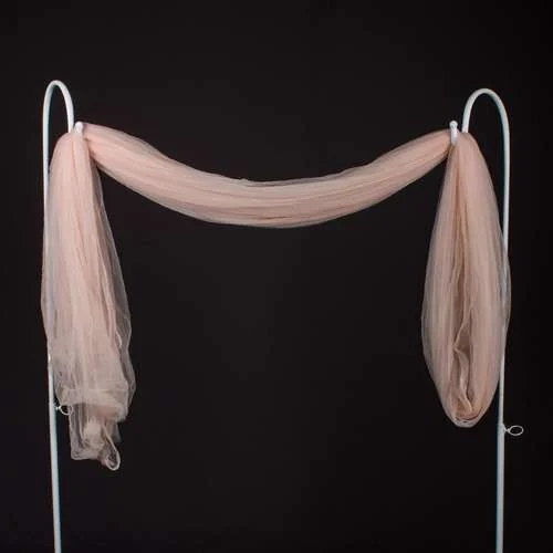 (SM) Lace Netting Soft Brown - 7mtr