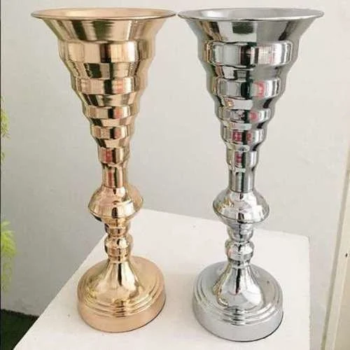 ™ Geometric Vase Silver  - S